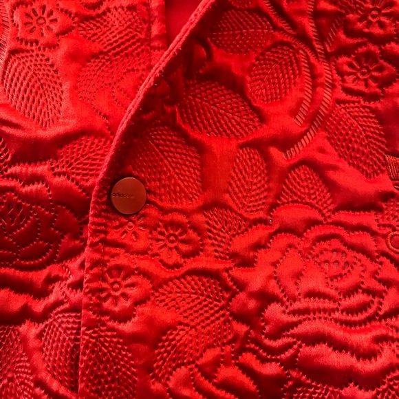 adidas Red Bomber Jacket for Women - Picture 7 of 10